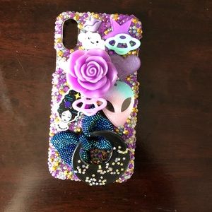 3D Bling iPhone X/Xs “Galaxy “ Hard Case